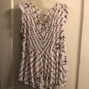 Sleeveless summer top